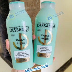 Dầu gội Dessange Douce Argile xanh Pháp 250ml kiềm dầu, giảm bết tóc