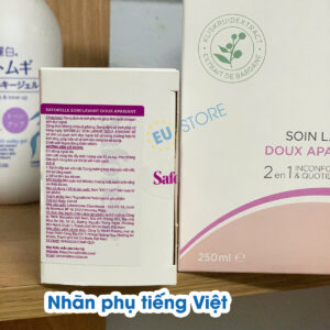 Dung dịch vệ sinh Saforelle Pháp 250ml hàng nhập khẩu chính hãng