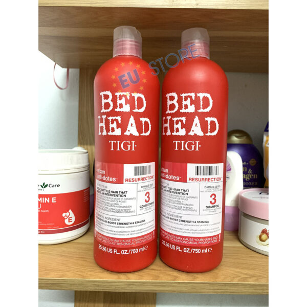 Cặp dầu gội xả Tigi đỏ Bed Head 750ml chính hãng