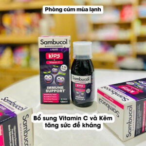 Công dụng của Siro Tăng đề kháng Sambucol For Kid Black Elderberry Liquid Số 1 tại Anh mẫu mới | eustore.com.vn