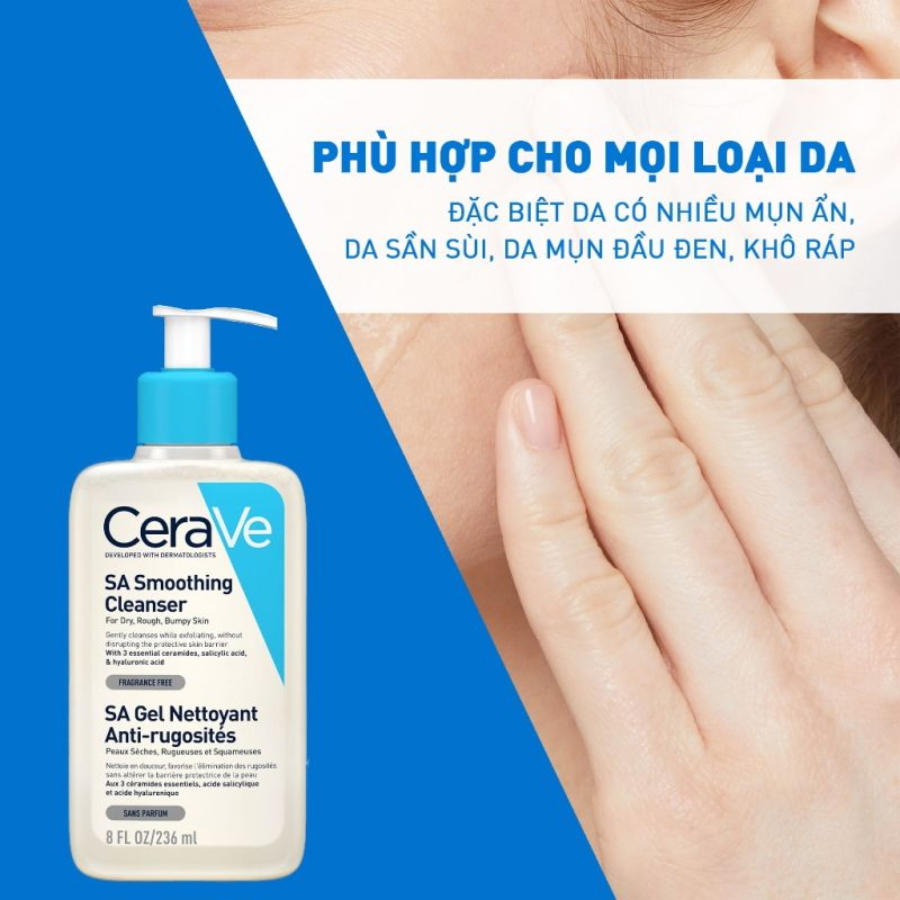 CeraVe SA Smoothing Cleanser