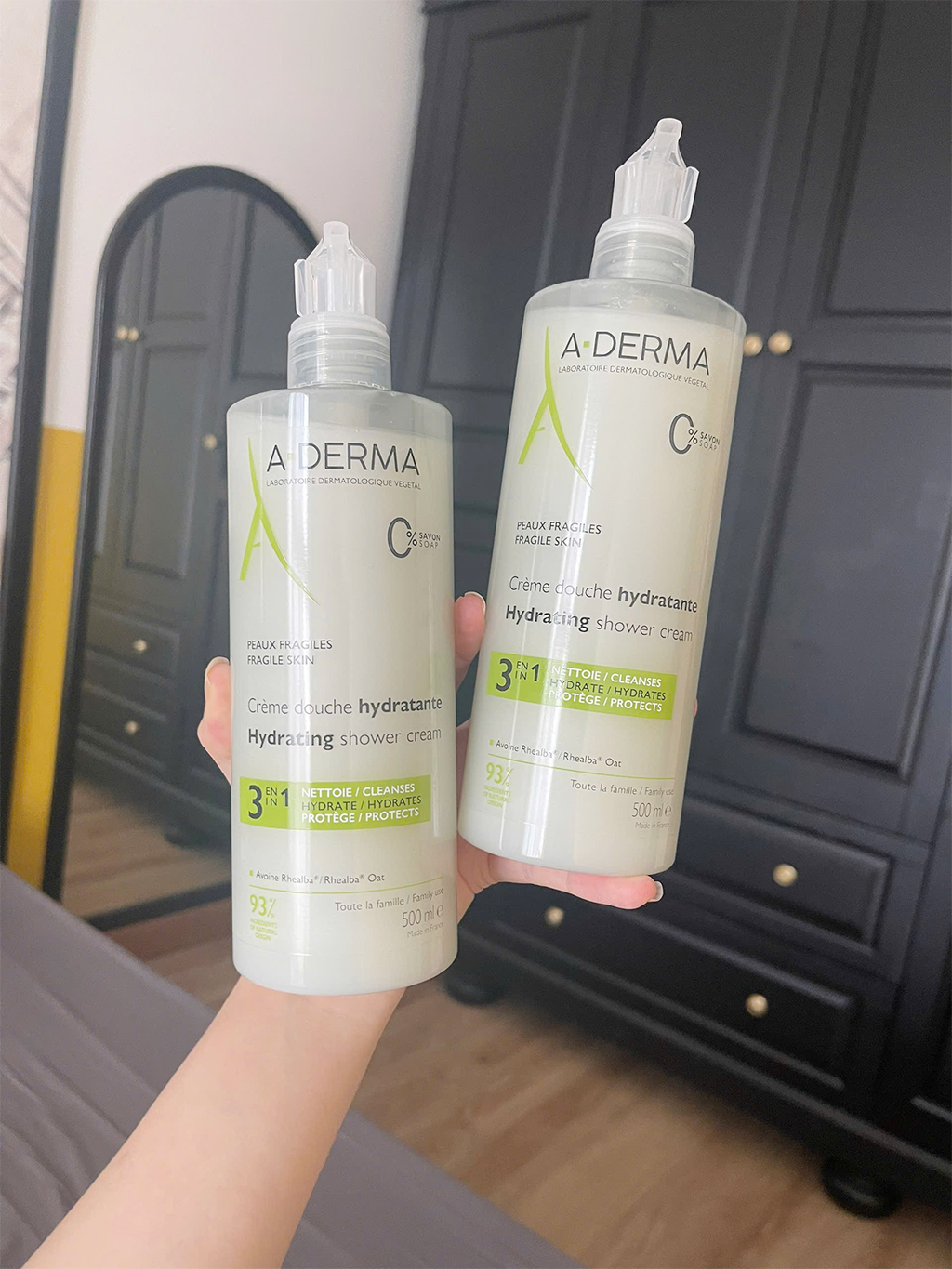Sữa tắm Aderma 500ml mẫu mới chai vòi nhấn | eustore.com.vn