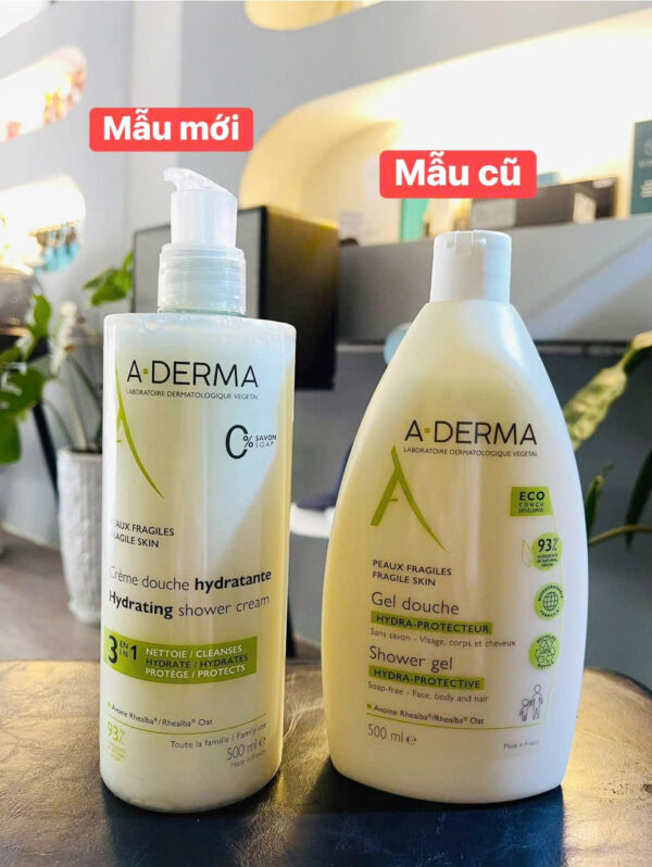Sữa tắm Aderma 500ml mẫu mới chai vòi nhấn | eustore.com.vn