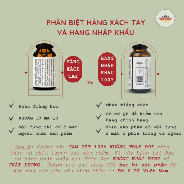 Phân biệt Vitamin D3K2 MK7 hàng xách tay và hàng nhập khẩu