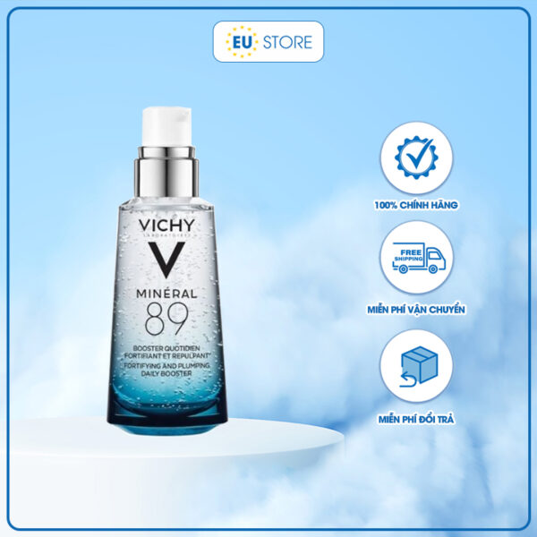 Vichy Minéral 89 Booster 50ml – Serum cấp ẩm, phục hồi da nhạy cảm | eustore.com.vn