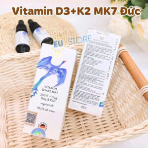 [Mẫu Mới] Vitamin D3K2 MK7 Sunday Natural 20ml nhập khẩu chuẩn Đức