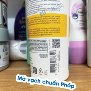 Mã vạch chính hãng Xịt chống nắng cho bé Bioderma kid 200ml | EU Store