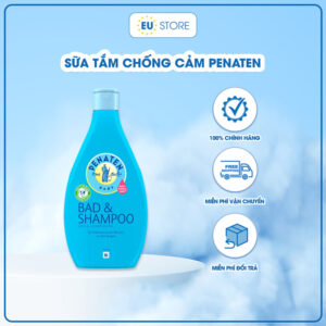 Sữa tắm gội chống cảm cho bé Penaten 400ml của Đức