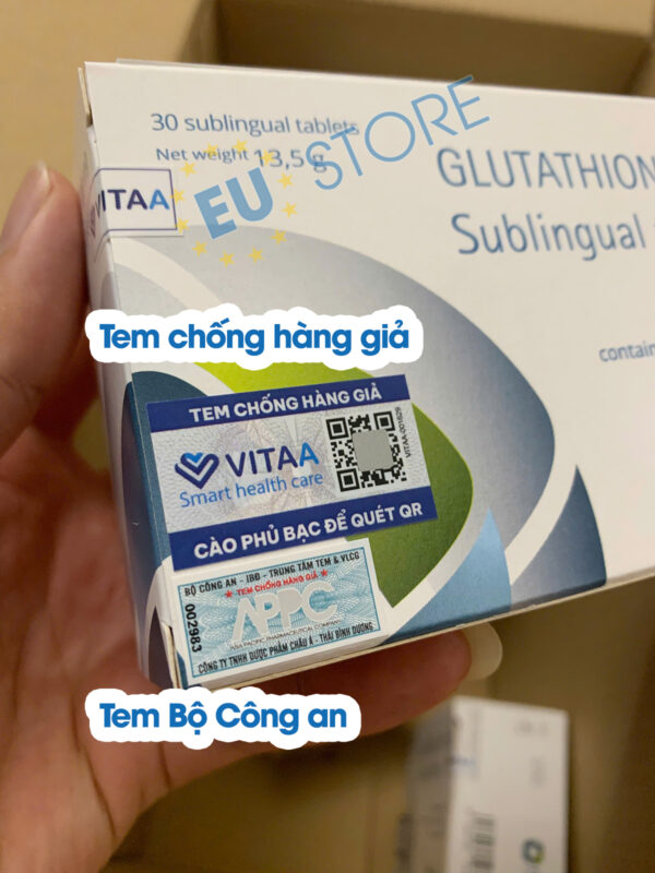 Viên Ngậm Trắng Da Glutathione 100mg Nhập Khẩu Từ Italy | eustore.com.vn
