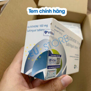 Viên Ngậm Trắng Da Glutathione 100mg Nhập Khẩu Từ Italy | eustore.com.vn