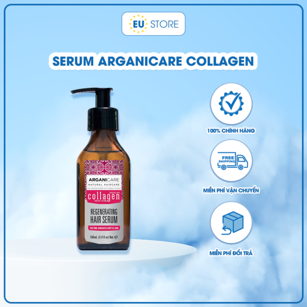 Tinh dầu dưỡng tóc Arganicare Collagen Argan Oil Hair Serum 100ml