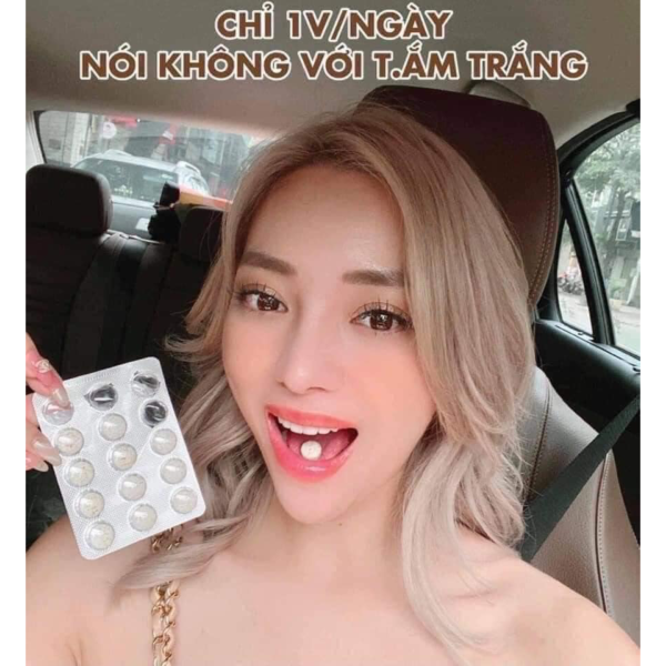 [Date 2026] Viên ngậm trắng da Glutathion Fort 300mg Pháp