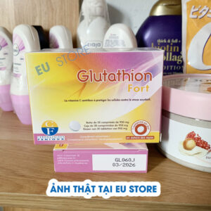 Viên ngậm trắng da Glutathione Fort tại EU Store