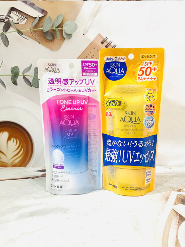 Kem chống nắng Skin Aqua Tone Up và Skin Aqua Gold Nhật Bản | eustore.com.vn