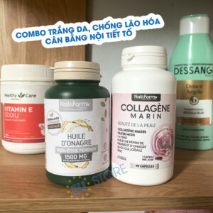 Combo Collagen Marin Glutathione và Anh thảo Pháp Nat Form | EU Store