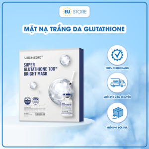 Mặt nạ dưỡng trắng da Glutathione Sur Medic Bright Mask (Hộp 10 miếng)