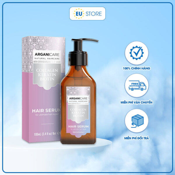 Serum dưỡng tóc Arganicare Collagen Argan Oil Hair Serum 100ml | eustore.com.vn