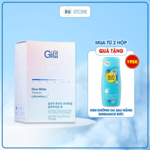 Bột Ngậm Trắng Da Glutathione C Gilaa Glow White | eustore.com.vn