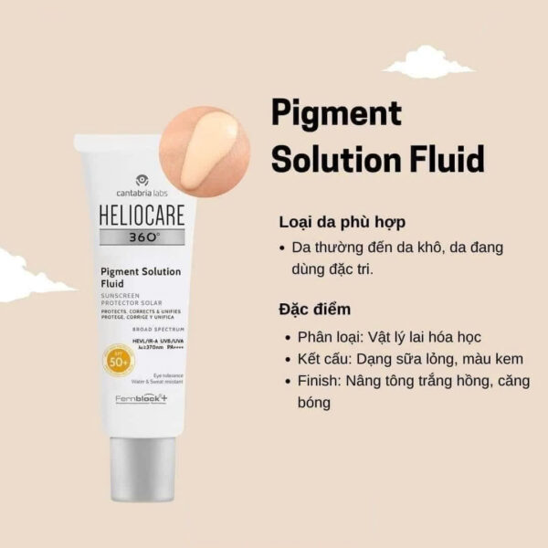 Kem chống nắng Heliocare Pigment 50ml dành cho da nám, tàn nhang mẫu mới | eustore.com.vn