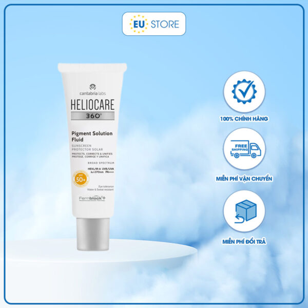 Kem chống nắng Heliocare Pigment 50ml dành cho da nám, tàn nhang mẫu mới | eustore.com.vn