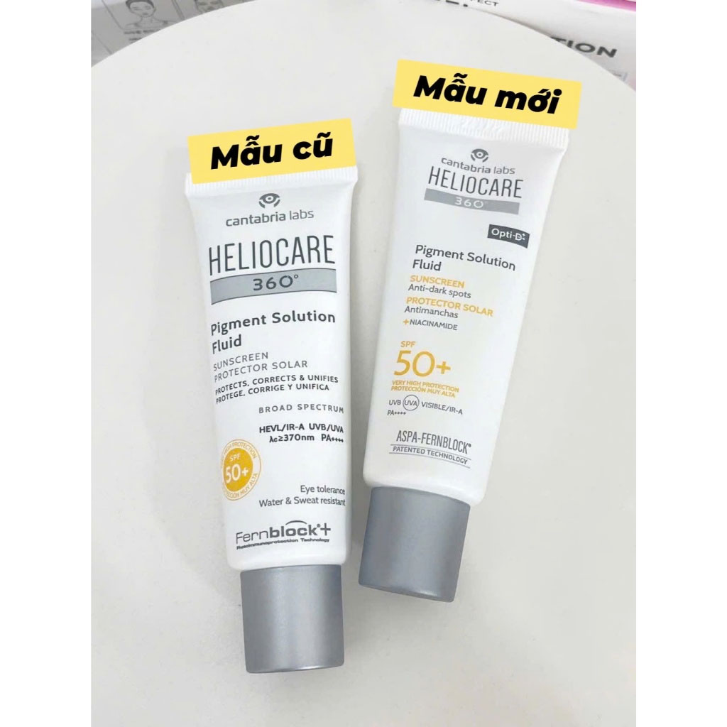 [Mẫu mới nhất] Kem chống nắng Heliocare Pigment SPF50+ giảm nám, đều màu da cho da nám, tàn nhang | eustore.com.vn