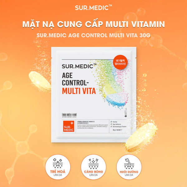 Mặt Nạ Bổ Sung Multi Vitamin Sur.Medic+ Age Control Multi Vita Mask