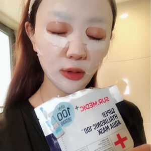 Mặt Nạ Sur.Medic+ Super Hyaluronic 100™ Aqua Mask Cấp Nước & Cấp Ẩm Chuyên Sâu