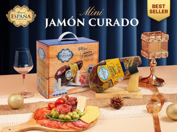 Đùi heo trắng muối Espana Jamón Mini Curado 1kg - Best Seller | EU Store