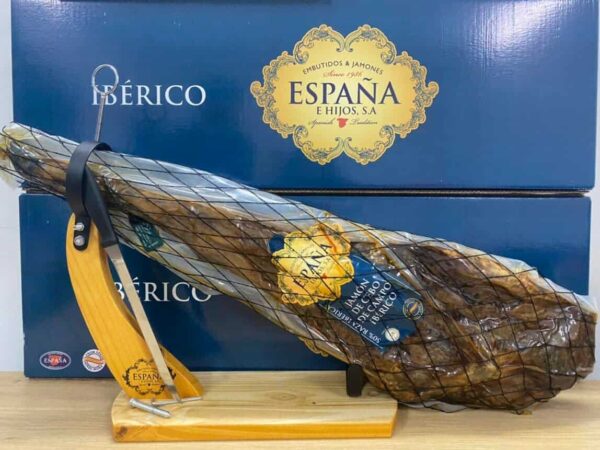 Đùi heo đen muối Jamón De Cebo De Campo 50% Raza Iberica 8,5kg | EU Store