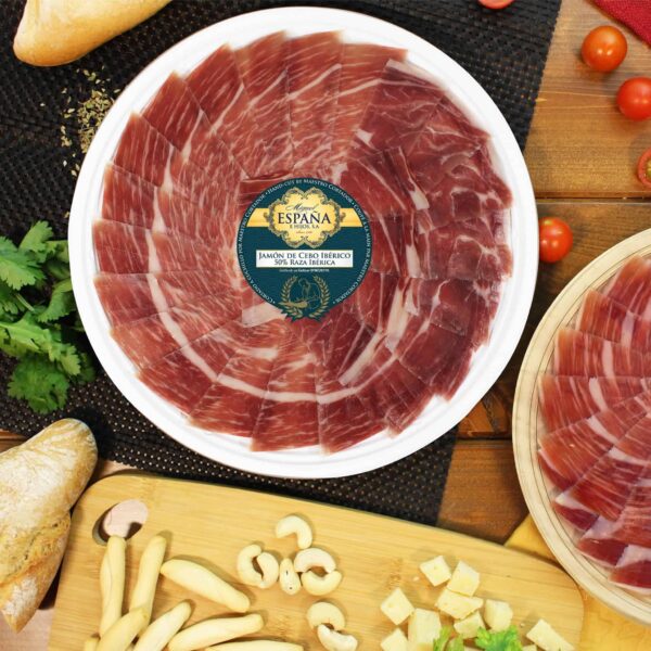 Đùi heo đen muối Jamón De Cebo De Campo 50% Raza Iberica 8,5kg | EU Store