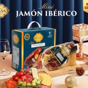 Đùi heo đen muối Jamón Mini 50% Iberico Cebo 1kg nhập khẩu chính hãng | EU Store