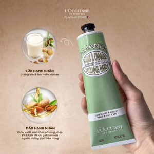 Kem dưỡng da tay L'occitane hạnh nhân Almond Delicious Hands | eustore.com.vn