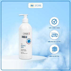 Ziaja Med Atopic Skin 400ml – Nhũ tương 1% Urea dưỡng ẩm phục hồi da cơ địa (mẫu mới)