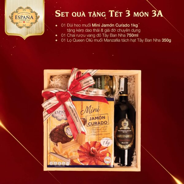 Set quà tặng Tết 3 món 3A từ Tây Ban Nha | EU Store