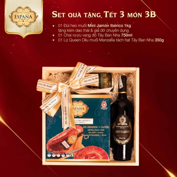 Set quà tặng Tết 3 món 3B từ Tây Ban Nha | EU Store