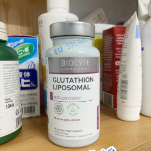 Viên uống Glutathion Liposomal Biocyte hỗ trợ trắng da, mờ nám sạm | eustore.com.vn