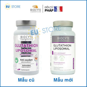 Viên uống Glutathion Liposomal Biocyte mẫu mới nhất