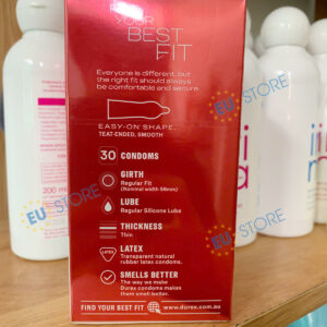 [Mẫu mới] Bao cao su Durex Thin Feel Úc siêu mỏng hộp 30 chiếc | eustore.com.vn