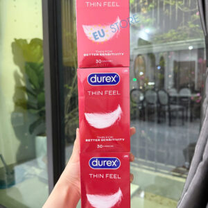 [Mẫu mới] Bao cao su Durex Thin Feel Úc siêu mỏng hộp 30 chiếc