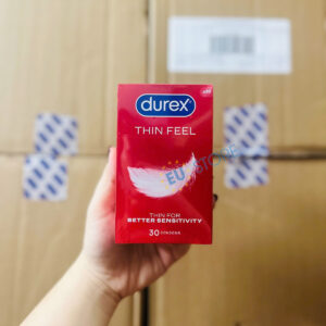 [Mẫu mới] Bao cao su Durex Thin Feel Úc siêu mỏng hộp 30 chiếc