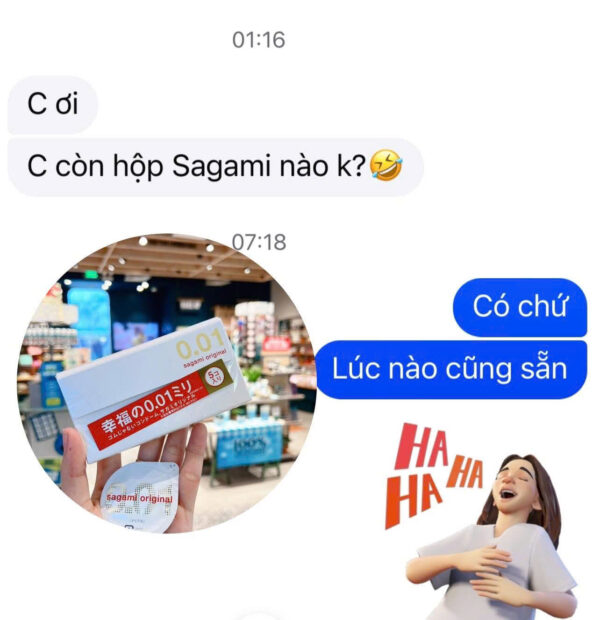 Review bao cao su siêu mỏng Sagami Original 0.01 - Mỏng nhất thế giới | eustore.com.vn