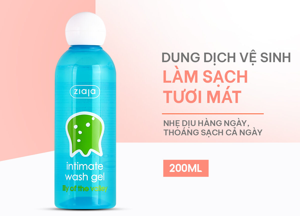 Dung dịch vệ sinh Ziaja Intimate Wash Gel hoa lan chuông | eustore.com.vn