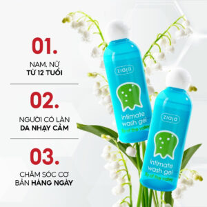 Dung dịch vệ sinh Ziaja Intimate Wash Gel hoa lan chuông | eustore.com.vn