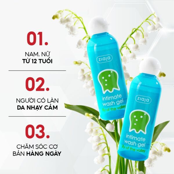 Dung dịch vệ sinh Ziaja Intimate Wash Gel hoa lan chuông | eustore.com.vn