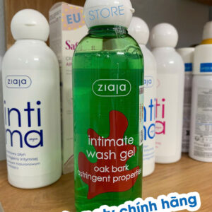 Dung dịch vệ sinh Ziaja Intimate Wash Gel Oak Bark vỏ sồi – Làm sạch & giảm ẩm ướt vùng kín | eustore.com.vn