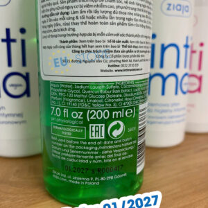 Dung dịch vệ sinh Ziaja Intimate Wash Gel Oak Bark vỏ sồi – Làm sạch & giảm ẩm ướt vùng kín | eustore.com.vn