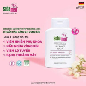 [Mẫu mới] Dung dịch vệ sinh Sebamed Intim Waschgel Đức 200ml | eustore.com.vn