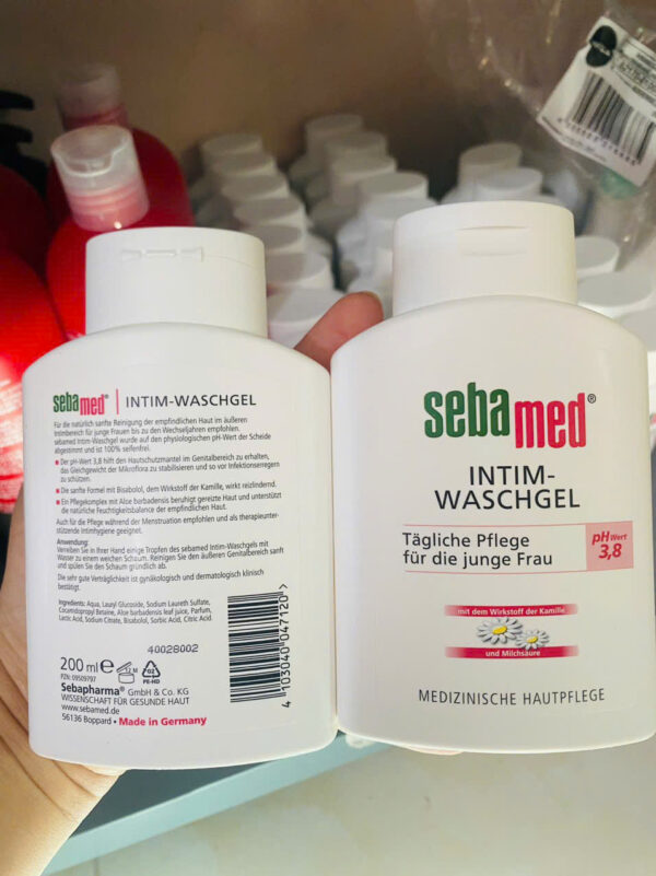 [Mẫu mới] Dung dịch vệ sinh Sebamed Intim Waschgel Đức 200ml | eustore.com.vn