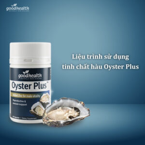 Liệu trình sử dụng Viên uống tinh chất hàu Oyster Plus Goodhealth tăng cường sinh lý nam | eustore.com.vn