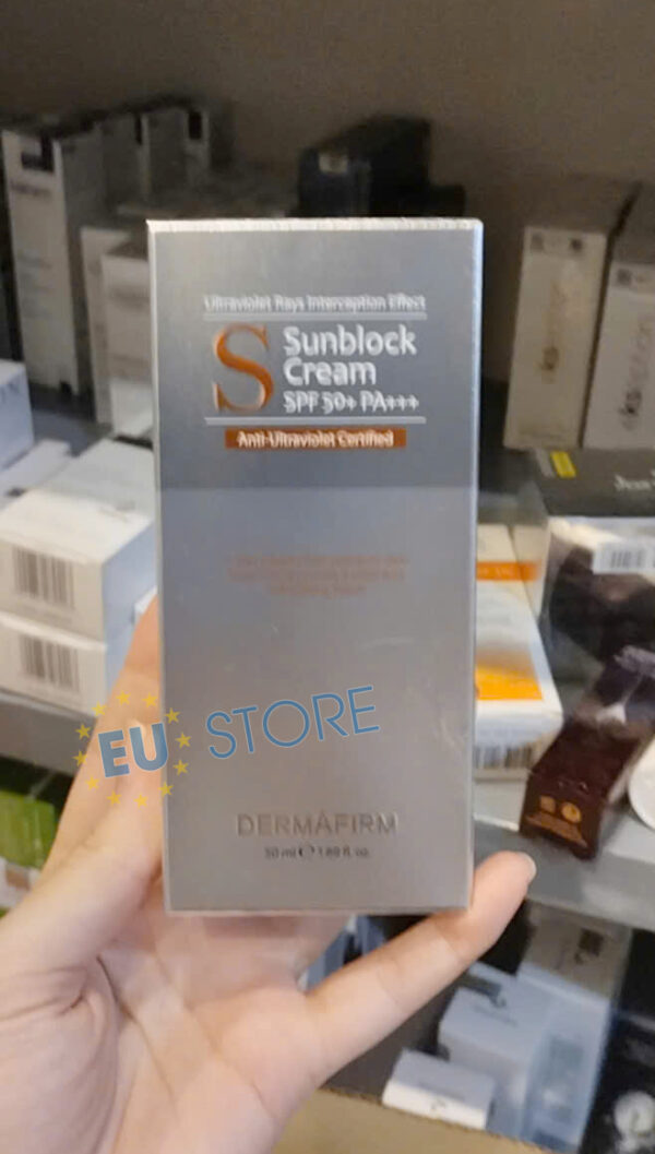 [Hàng cty] Kem chống nắng Dermafirm Sun Block Cream SPF 50+ PA+++ | eustore.com.vn